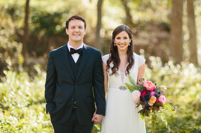 My mom and dad got married