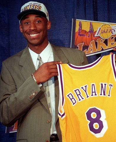 Kobe gets drafted