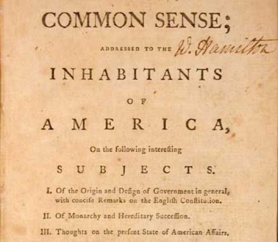 Thomas Paine's Common Sense