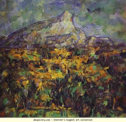 Landscape at Aix, Mount Saint-Victoire