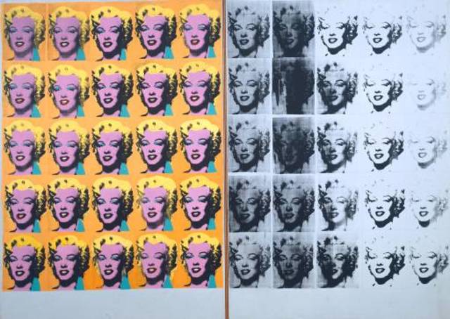 Screen Printing--Marilyn Diptych