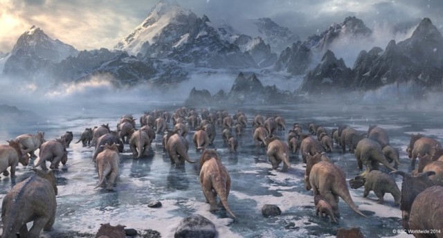 Inizio dell'era dei dinosauri.