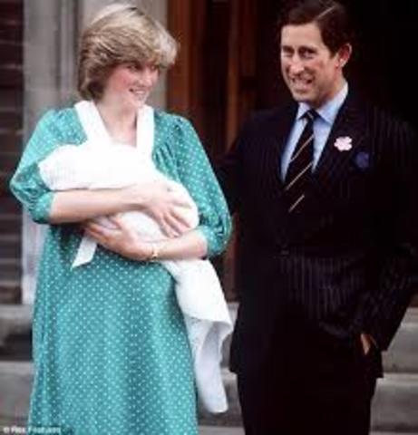 Princess Diana's First Child