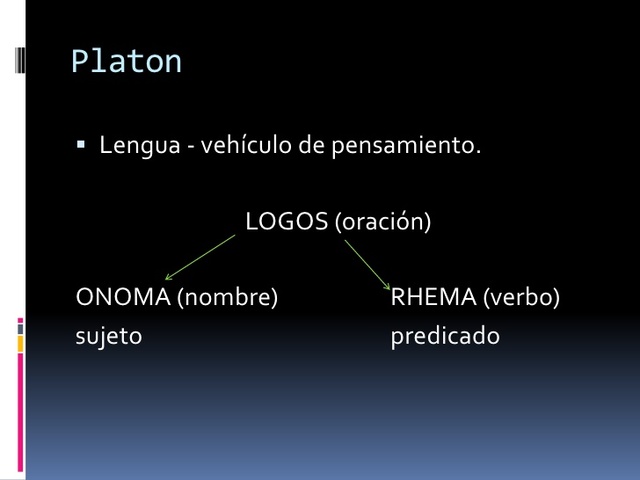 REFLEXIONES LINGÜÍSTICAS ENTRE LOS GRIEGOS