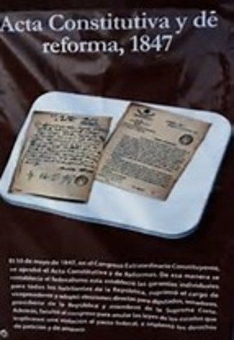 Acta Constitutiva y de Reforma de 1847