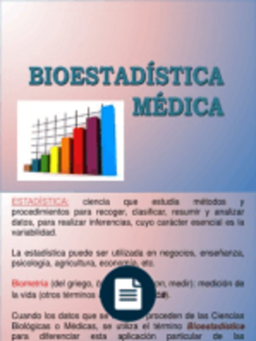 Primera ley de la Bioestadística