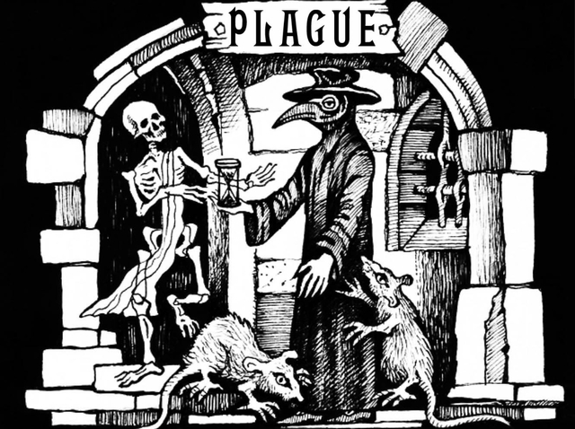 The plague - 1340AD