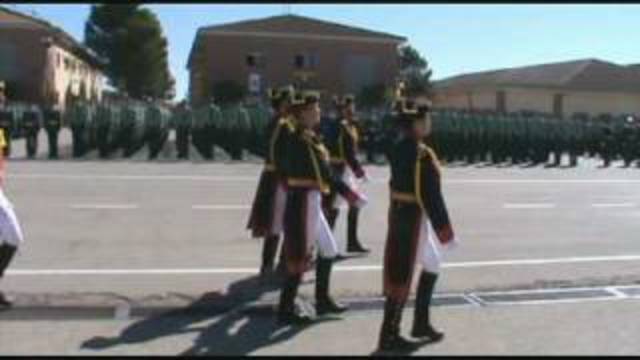 Enters the military academy