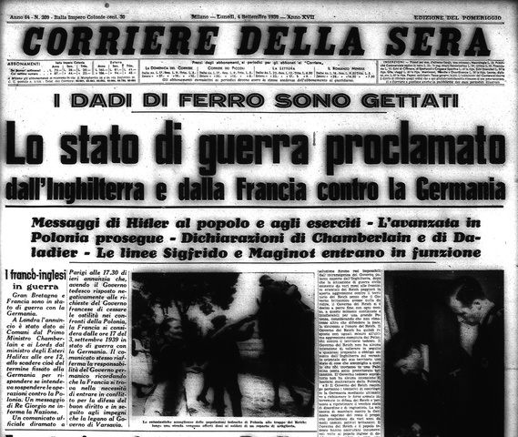 Inizia la prima guerra mondiale