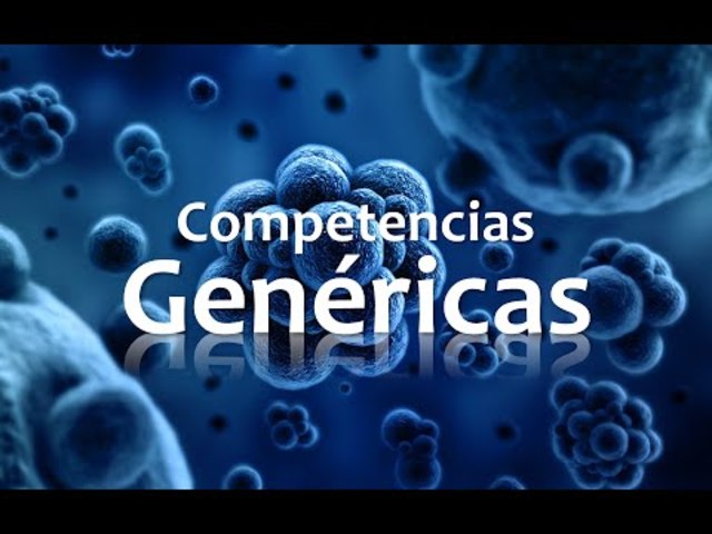 Competencias genéricas