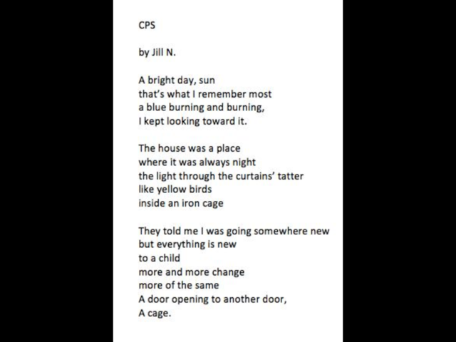 Post On Facebook Announcing Poetry Contest Winners - Jill's Poem