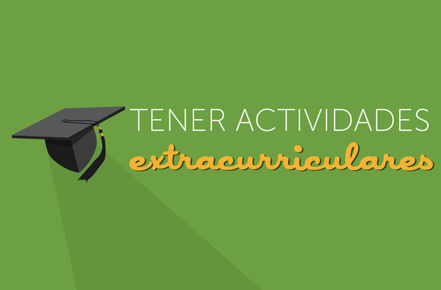 - Actividades extracurriculares