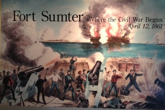 Fort Sumter is fired upon