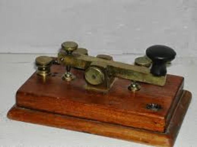 Morse inventa el telégrafo