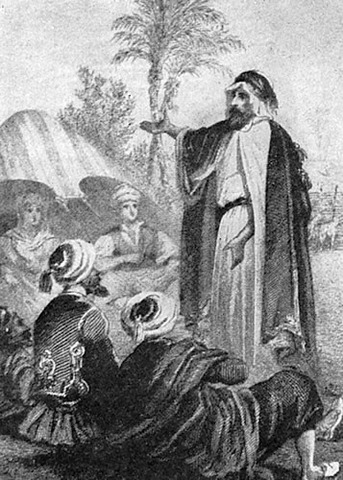 Muhammad Acts as  a Caravan Agent