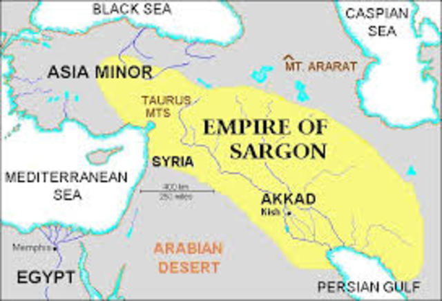 Primer imperio:  el Imperico acadio de Sargón.