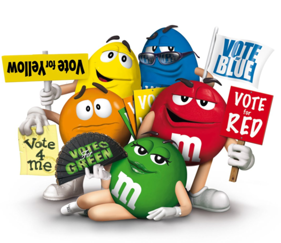 M&M’s: Желтый, Красный и компания.