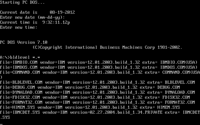 IBM usa el sistema operativo de Microsoft: PC DOS.