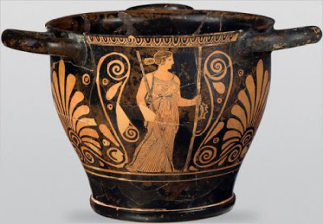 Un tres manuable Skyphos