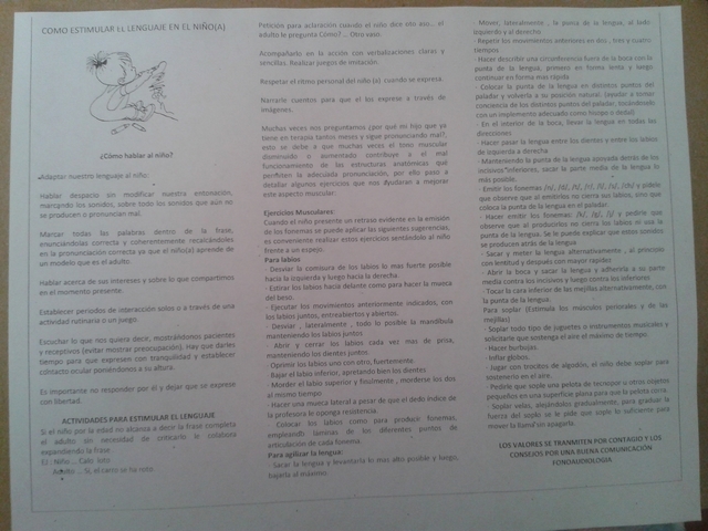 Aporte a docente de aula