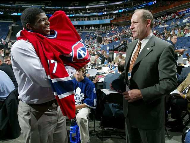 When he got drafted to the NHL