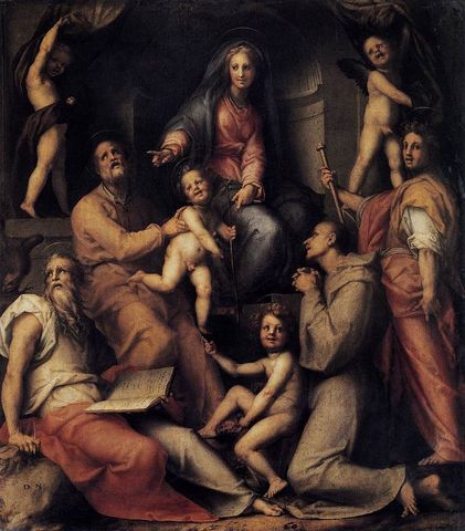 Pala Pucci, S.Michele Visdomini,Pontormo