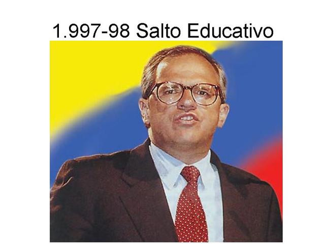 Salto Educativo con el gobierno de Samper.