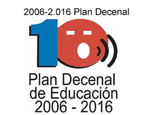 Plan Decenal de Educación
