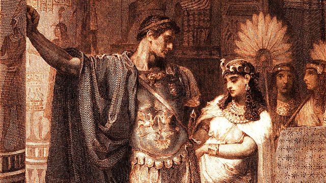 Antony and Cleopatra are defeated by Octavian