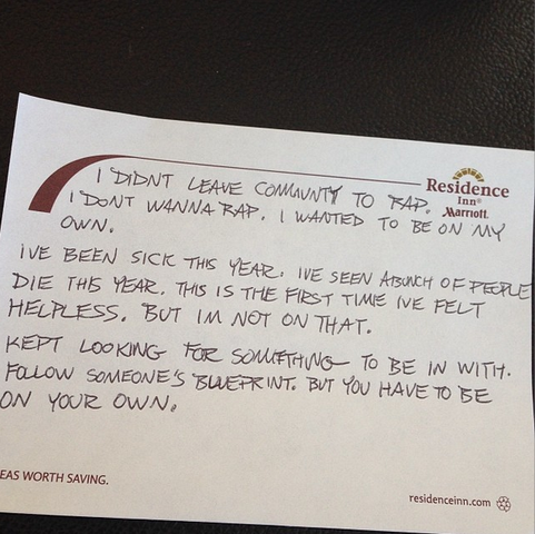 Donald Glover leaves community.