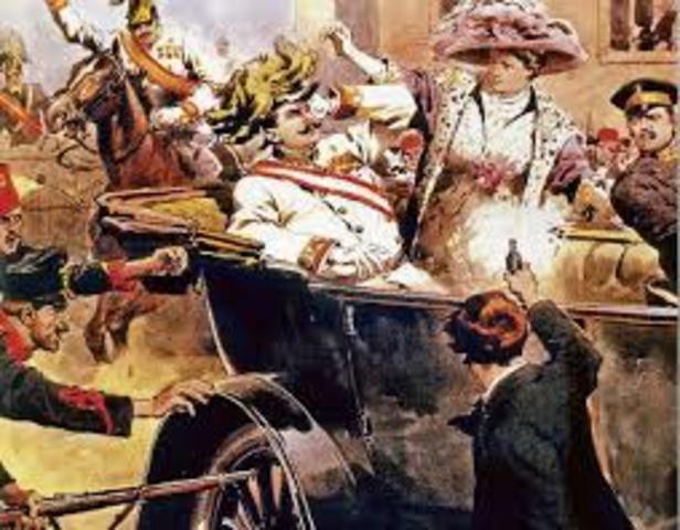 Asesinato del Archiduque de Austria y su esposa la Archiduquesa Sofía