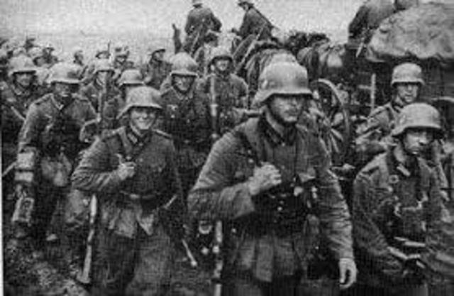 Alemania invade Belgica