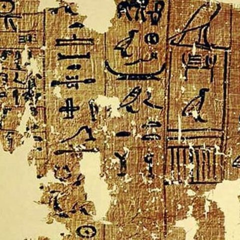 Primeros textos plasmados en papiros