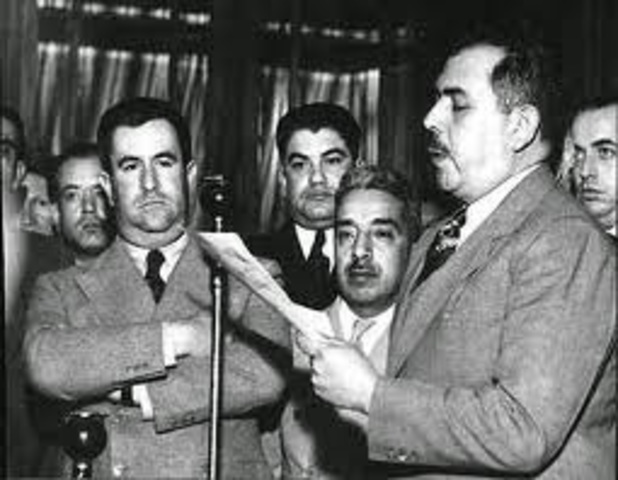 Declaracion presidencial sobre la II Guerra Mundial.