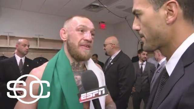 Post-Fight Interview after loss to Mayweather https://www.youtube.com/watch?v=vOKZi2bKGFg
