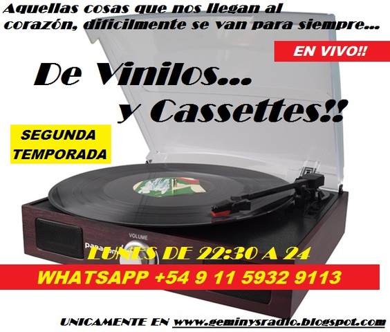 SEGUNDA TEMPORADA DE "DE VINILOS Y CASSETTES"