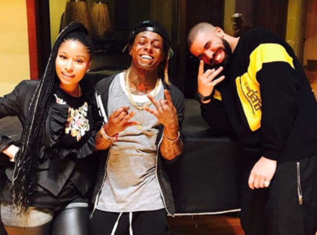 Reuniting with Lil Wayne and Nicki Minaj