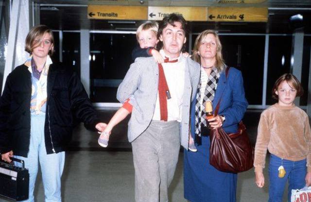 McCartney and his family