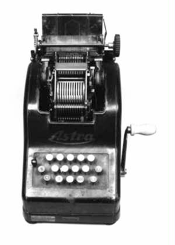 Calculadora mecánica Astra