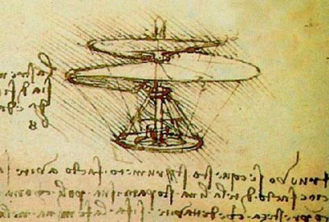 Leonardo da vinci: helicoptero