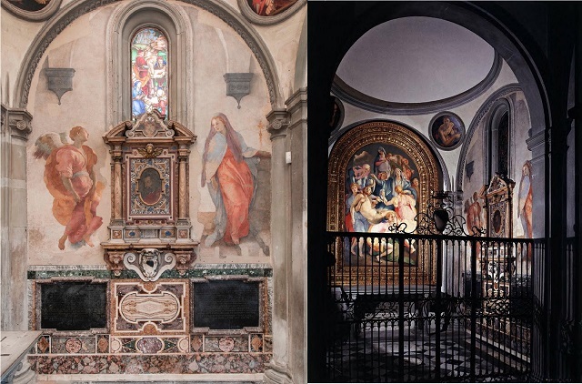 Cappella Capponi in S.Felicita: Annunciazione, Deposizione,Pontormo