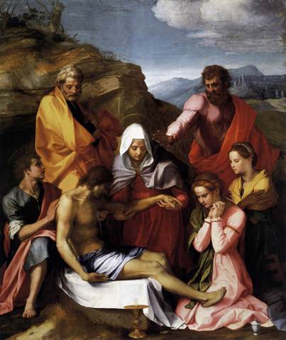 Pietà di Luco,Andrea del Sarto,G.Palatina