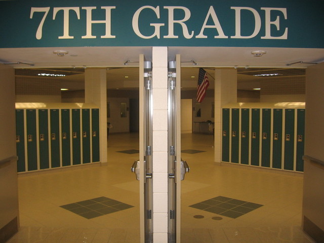 My Grandpa finishes 7th Grade