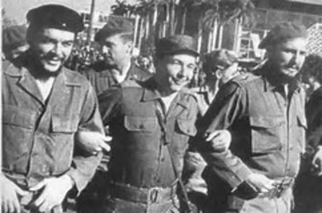 Triunfo de la revolución cubana con Fidel Castro