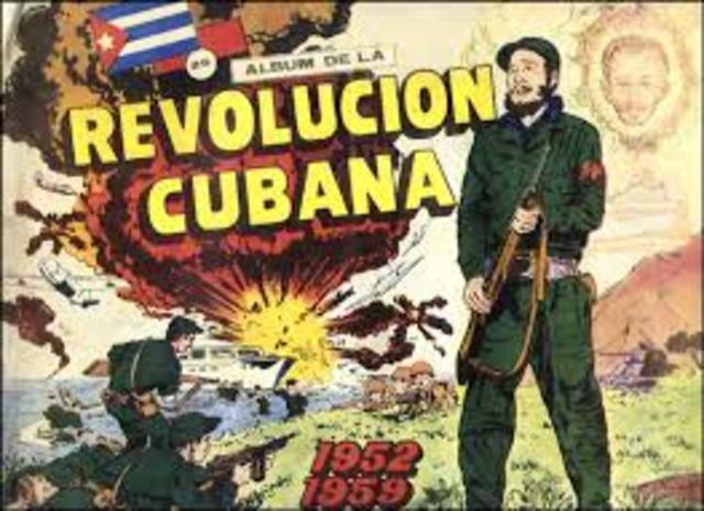 Triomf de la Revolució Cubana amb Fidel Castro