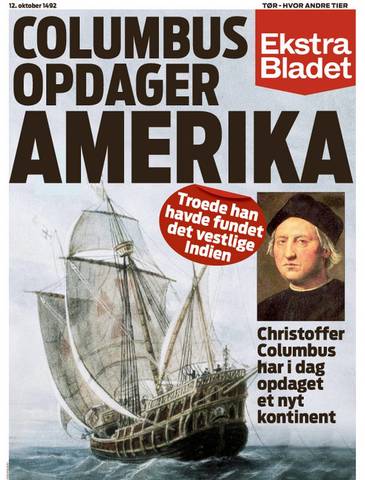 Columbus opdager Amerika