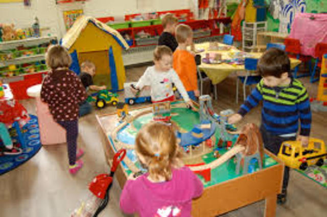 He start nusery school