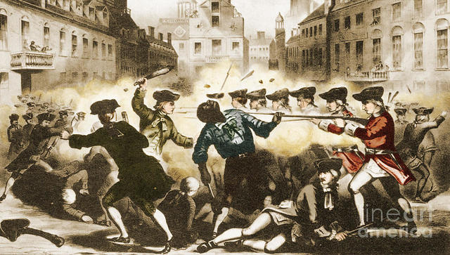 Boston Massacre Occurs