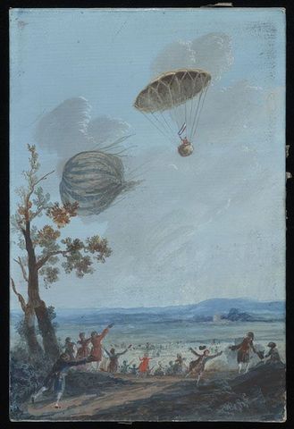 Andrew Garnerin Parachute Jump