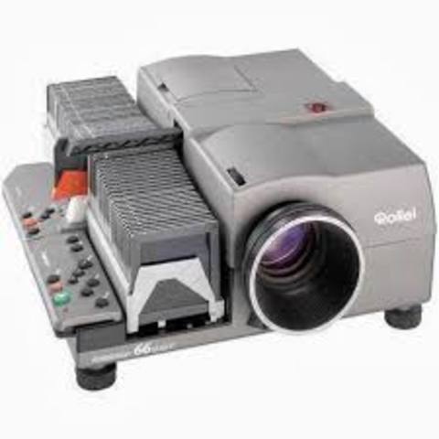 AUDIOVISUAL CON PROYECTOR DE FILMINAS  Filminas